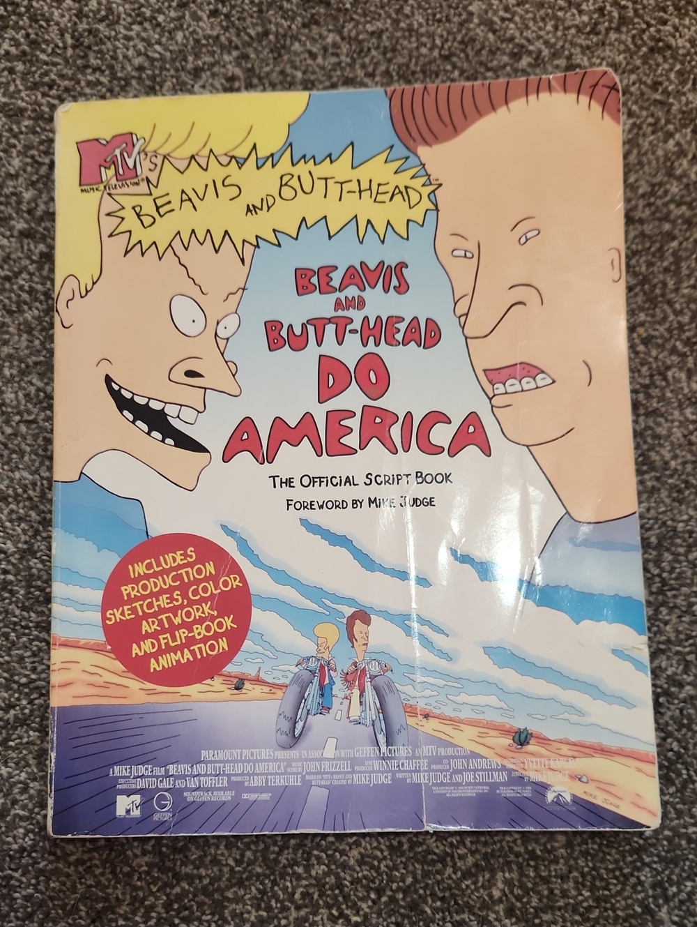 Beavis And Butt-Head Do America - Official Script Book - Mike Judge - Paperback